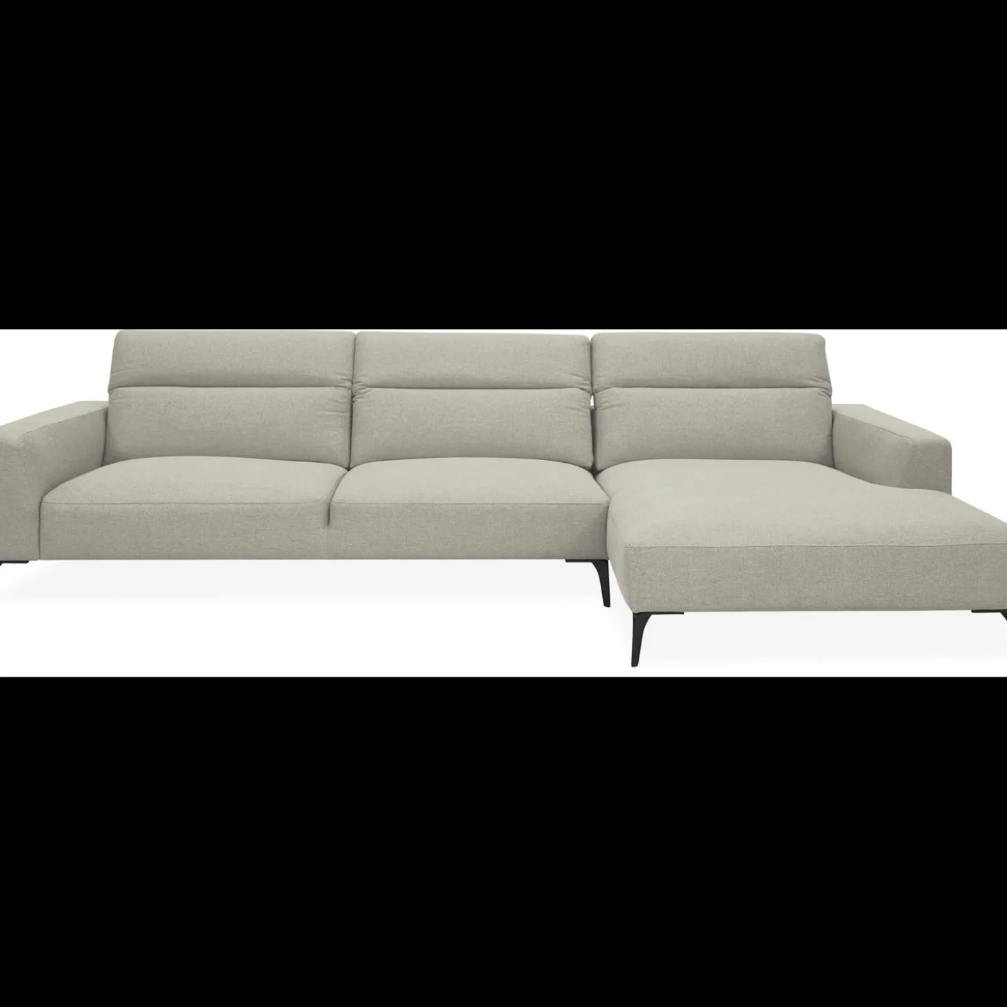 Volanti højrevendt sofa med chaiselong