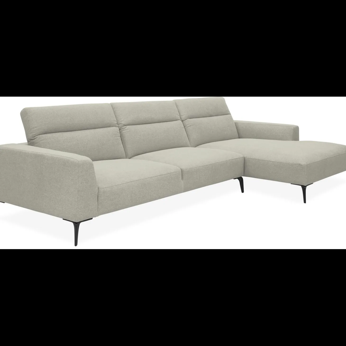 Volanti højrevendt sofa med chaiselong