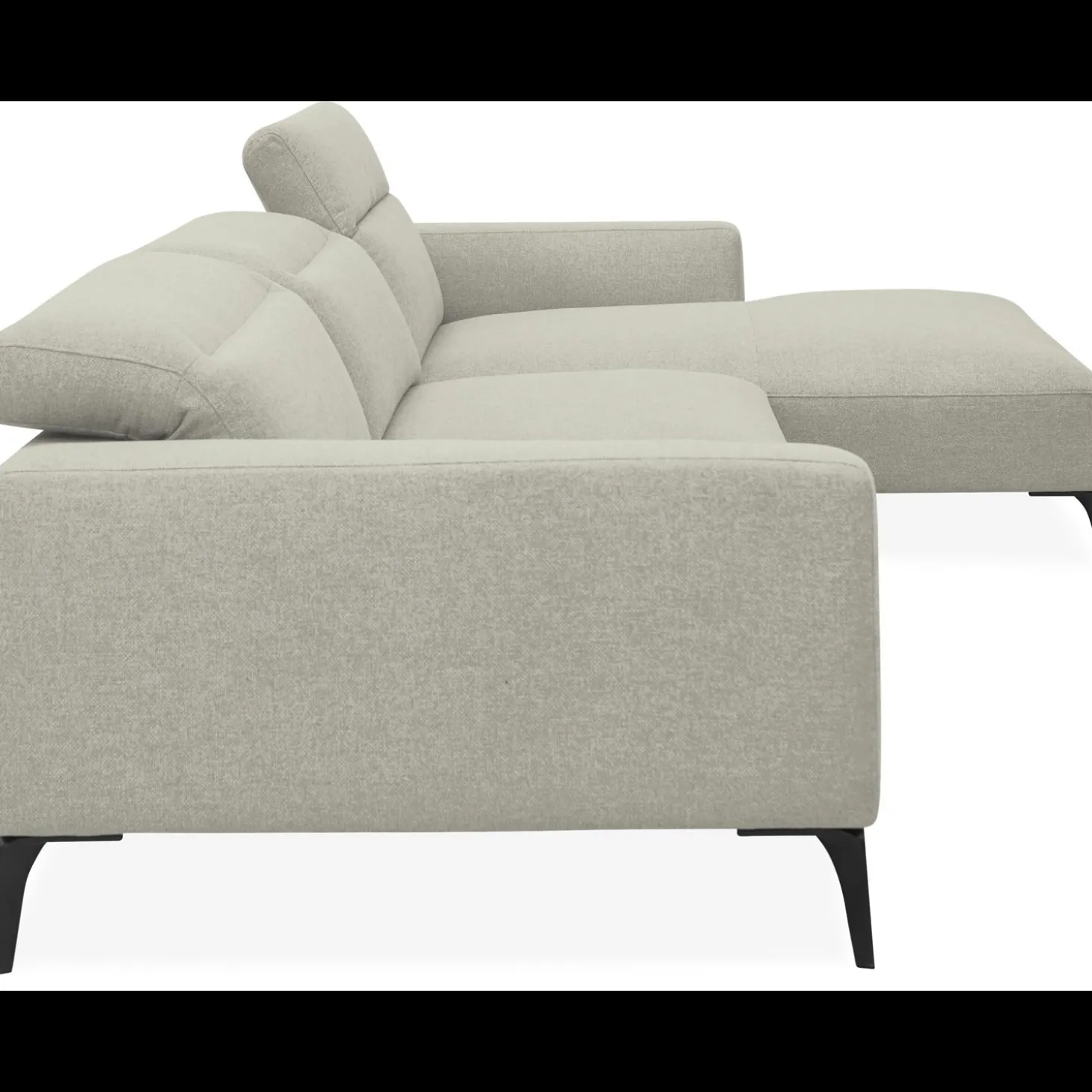 Volanti højrevendt sofa med chaiselong