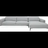 Volanti højrevendt sofa med chaiselong